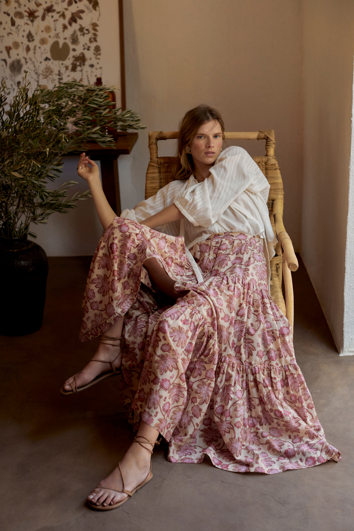 Peasant Skirt (Camargue Print)