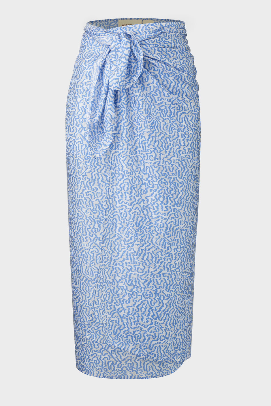 The Sarong (Blue Zig Zag Print)
