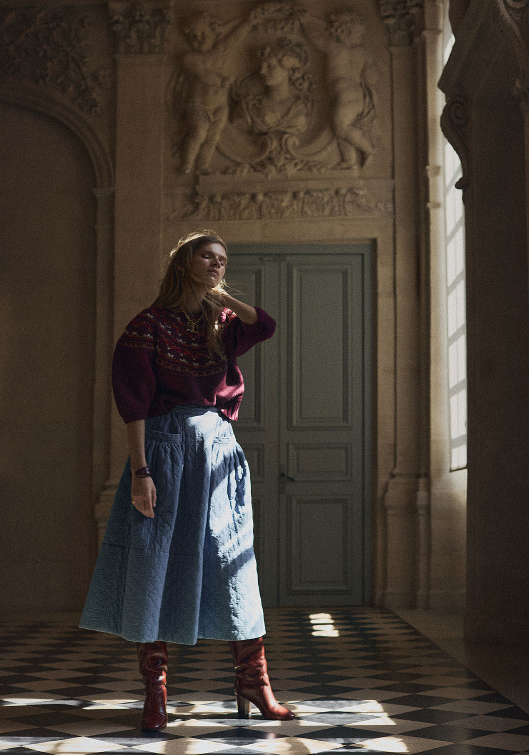 The Quilted Gaucho Skirt