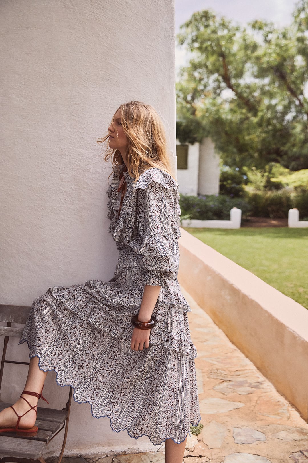 The Copain Skirt (Ginger Jar Print)