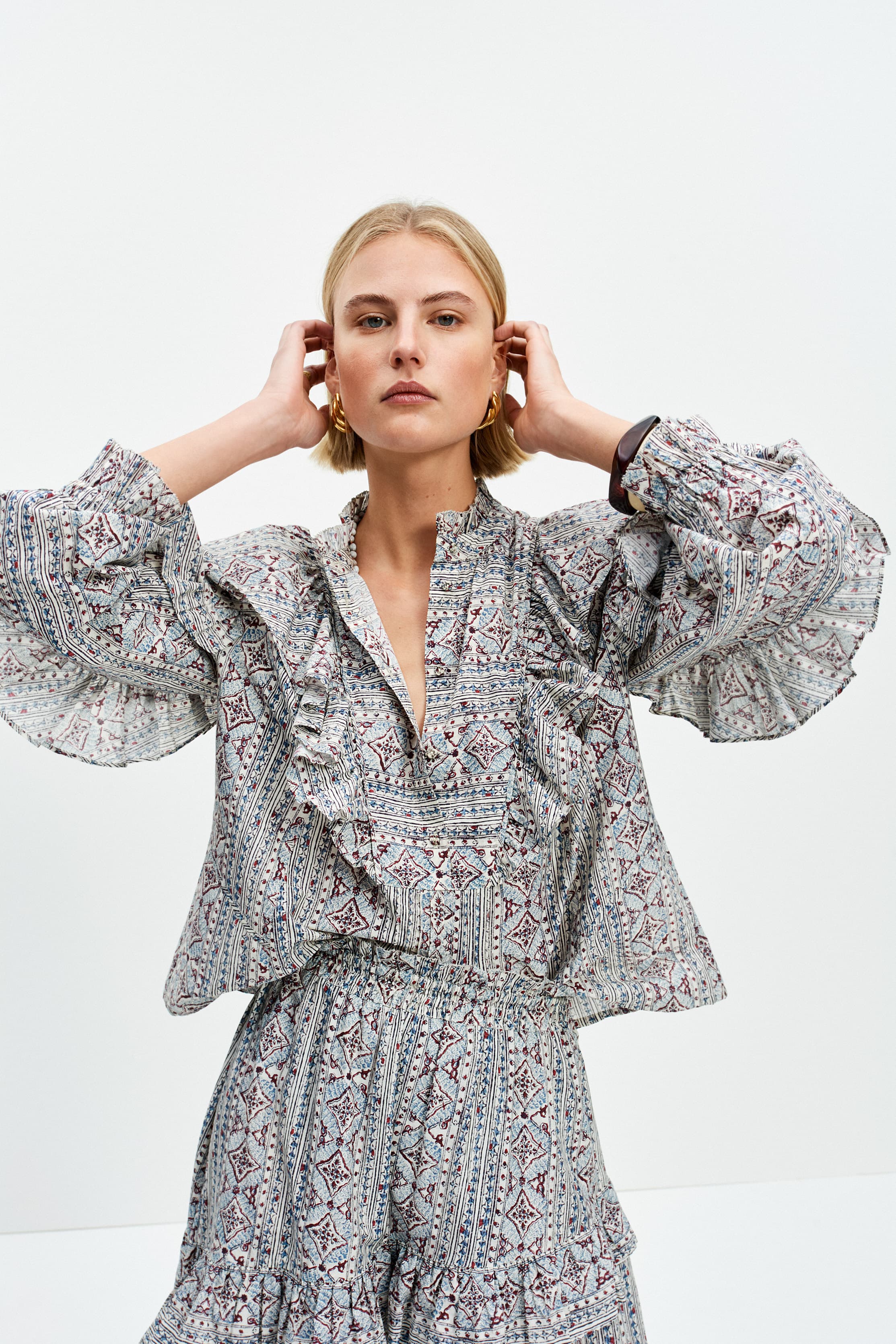 Copain Shirt (Ginger Jar Print)