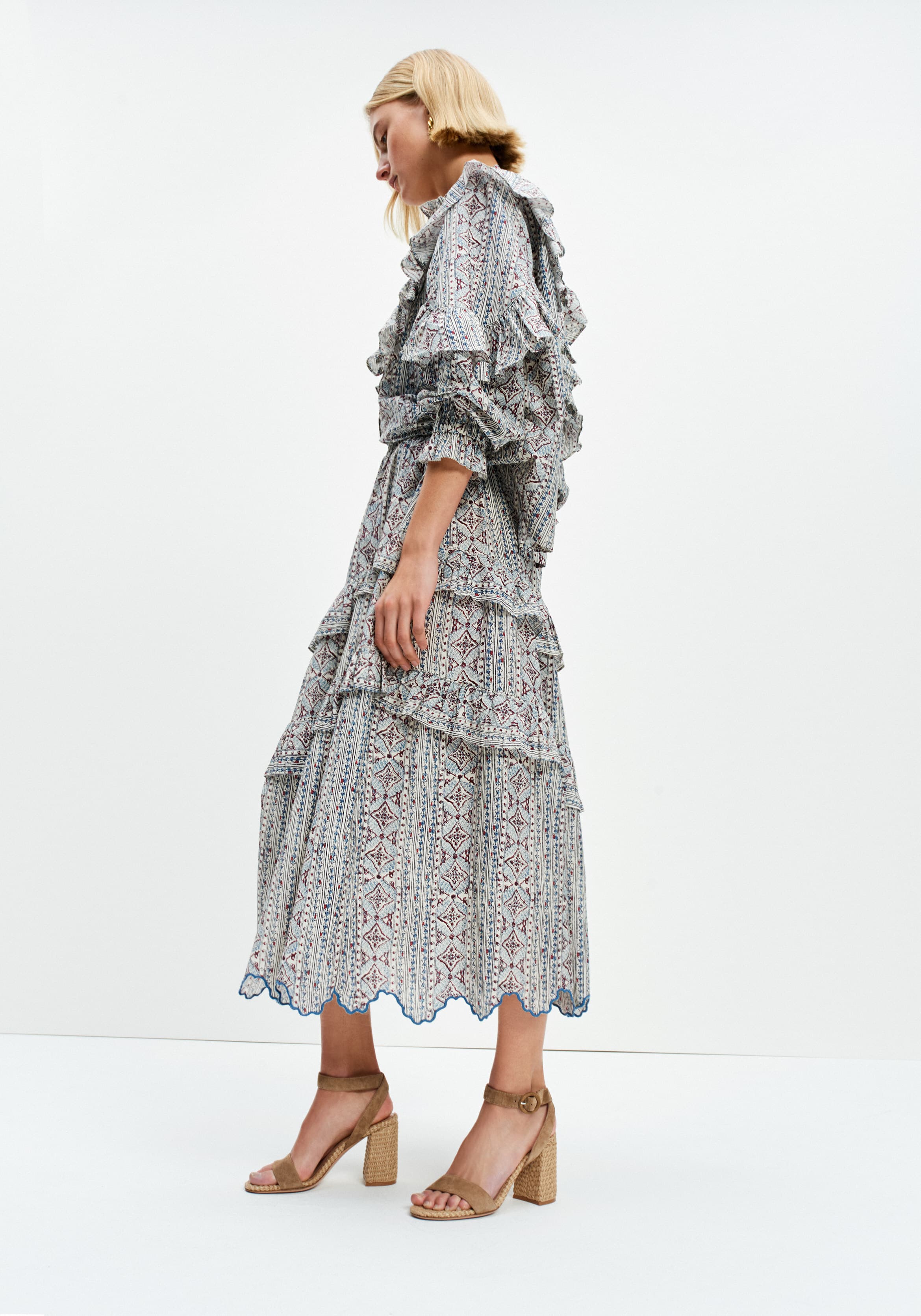 The Copain Skirt (Ginger Jar Print)