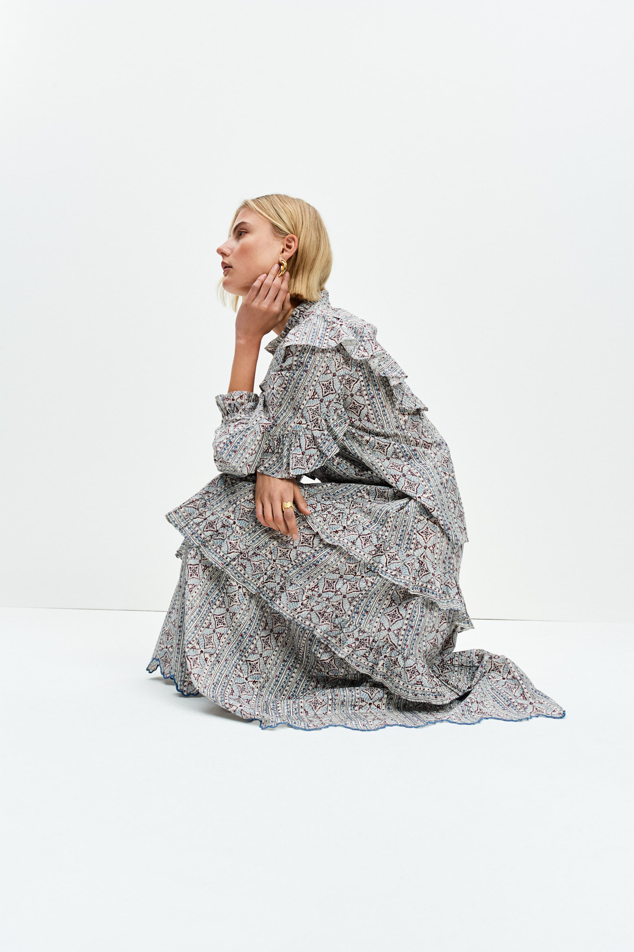 The Copain Skirt (Ginger Jar Print)