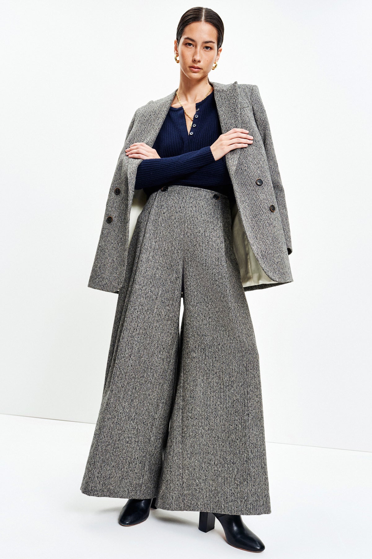 Deep Pleat Pant