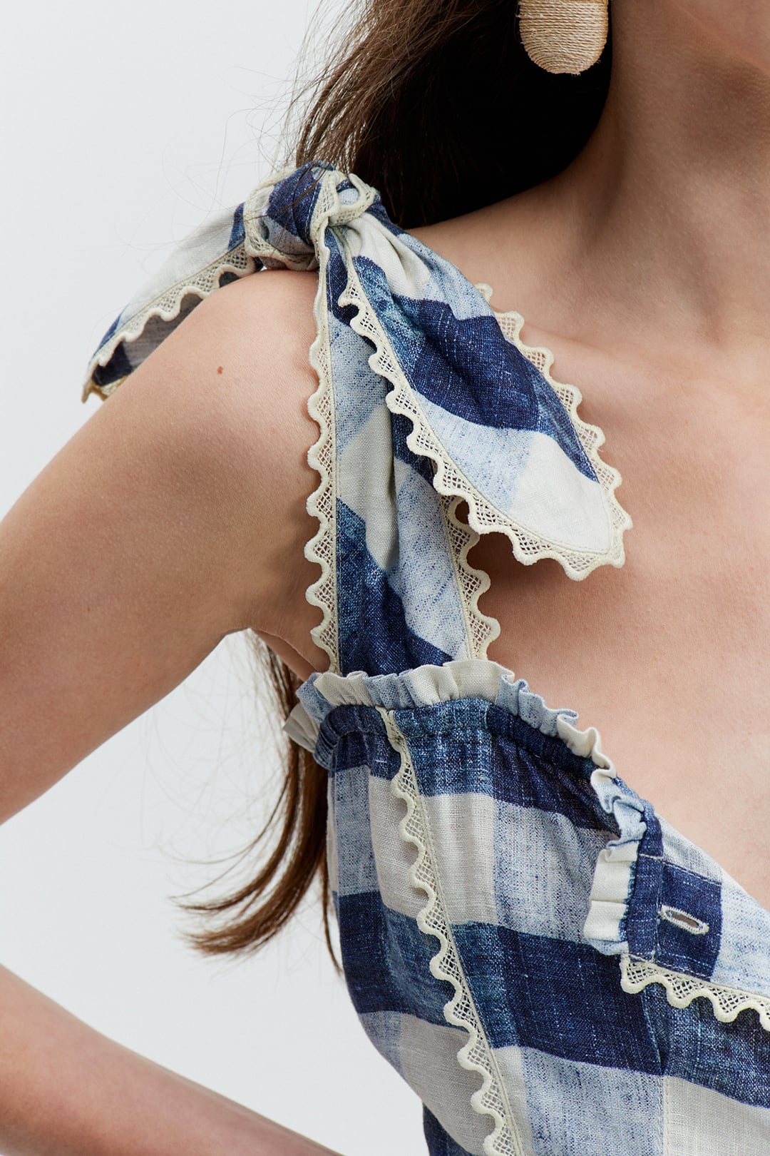 The Eden Dress (Giant Blue Gingham)