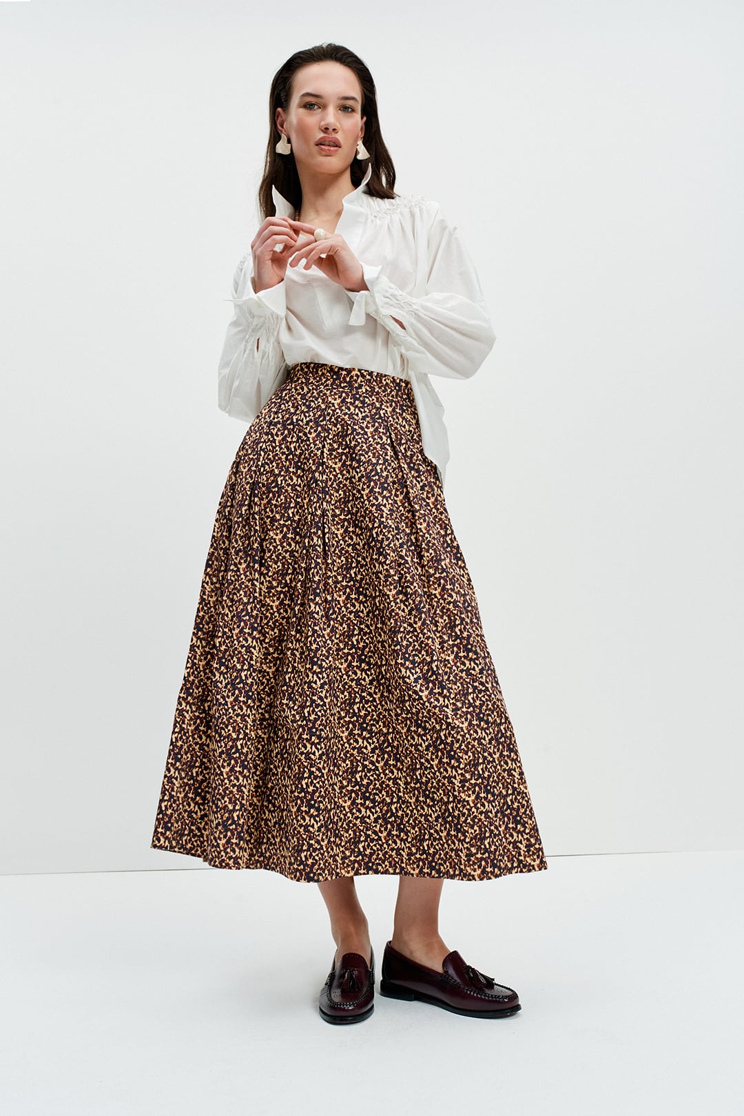 Friday Skirt (Tortoiseshell Print)