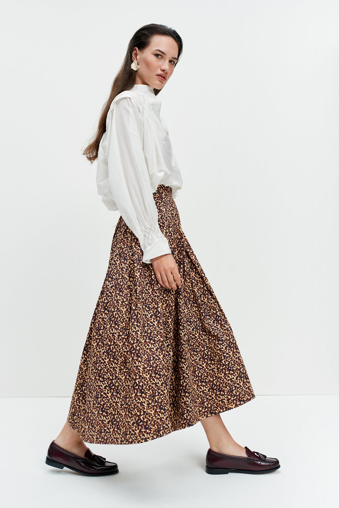 Friday Skirt (Tortoiseshell Print)