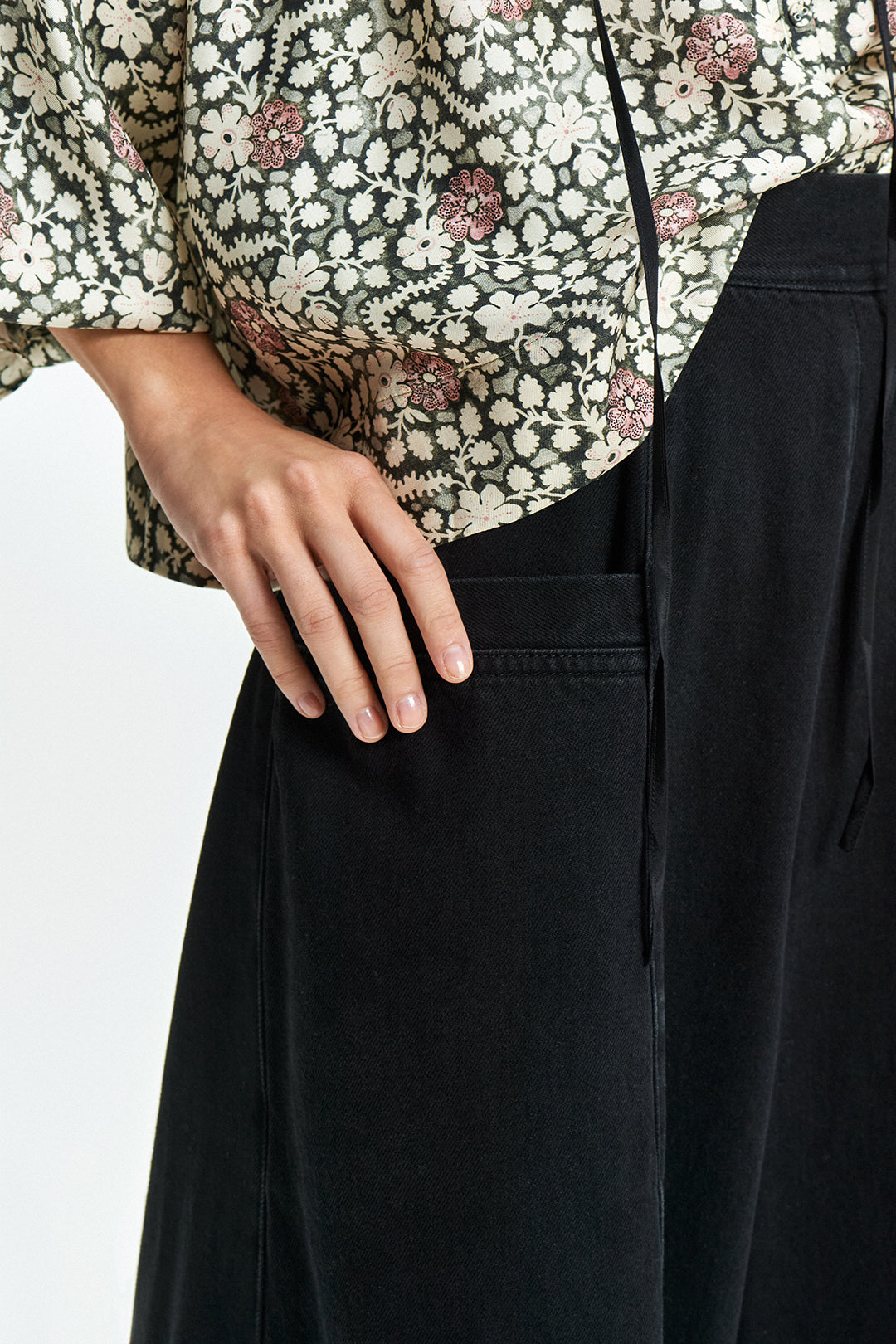 The Gaucho Jean (Charcoal Denim)
