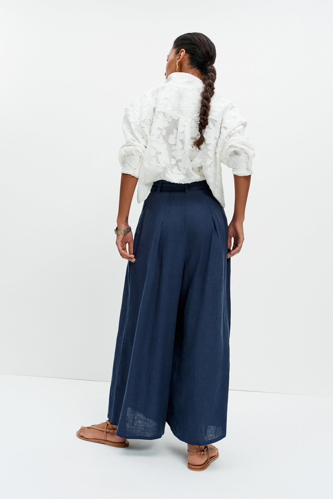 The Jackson Pant (Navy Linen)