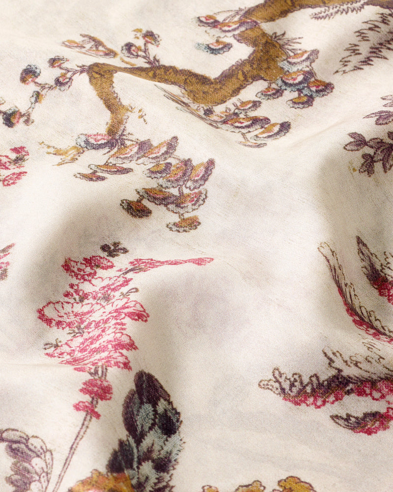 Wiggy Kit | Sarong | Close up of floral patterned Sarong