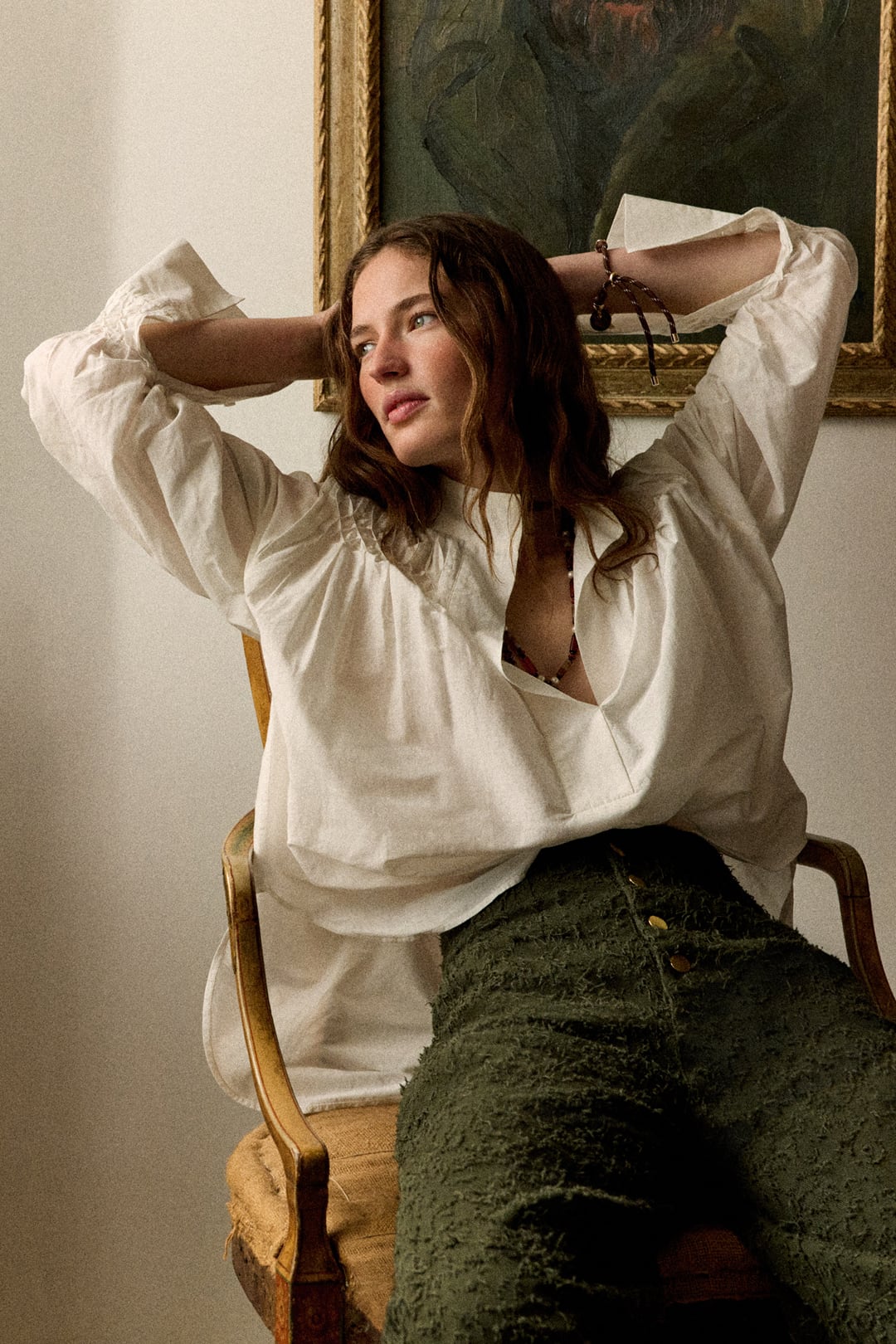 Smocked Shirt