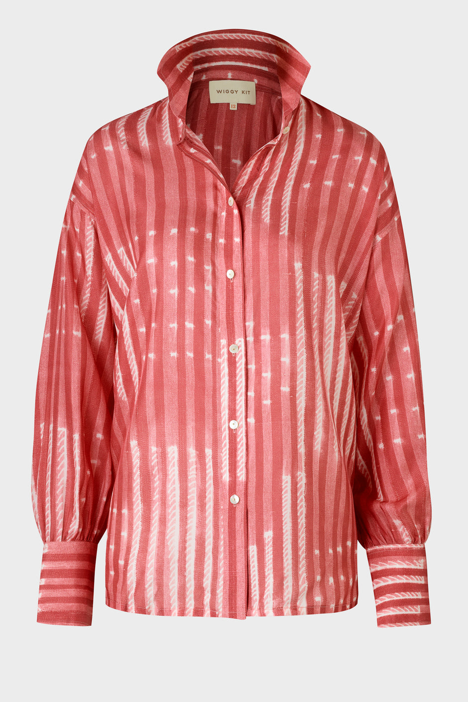 The Gallerist Shirt (Pink Nigella Print)