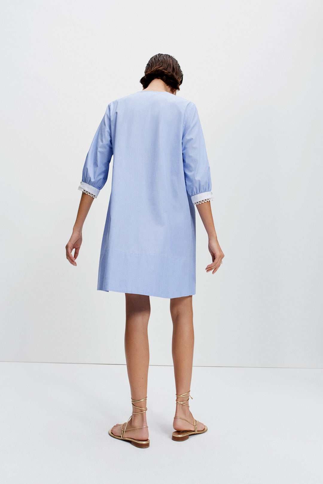 The Ten Year Tux Trapeze Dress