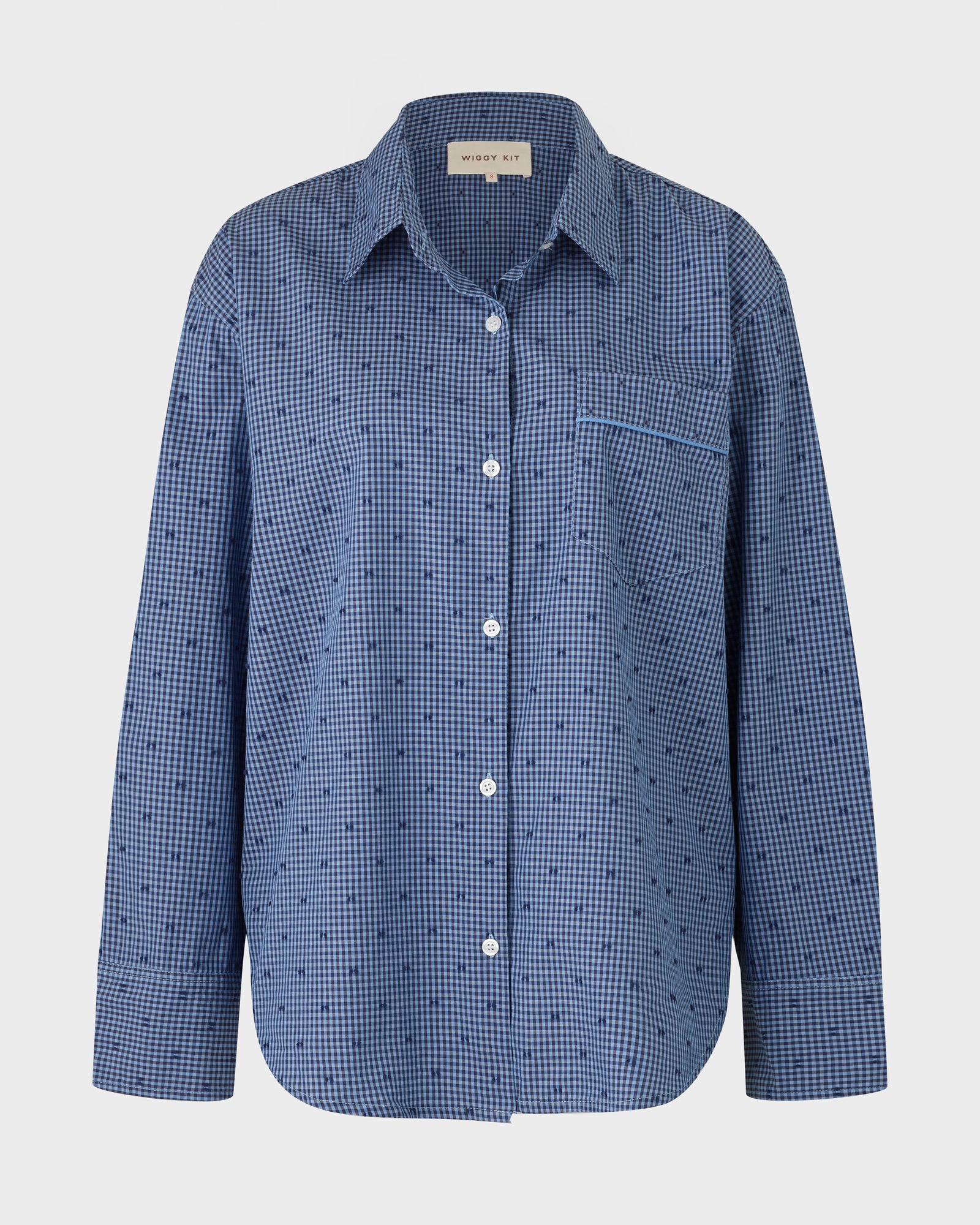 Pimlico Pyjama Blue Gingham