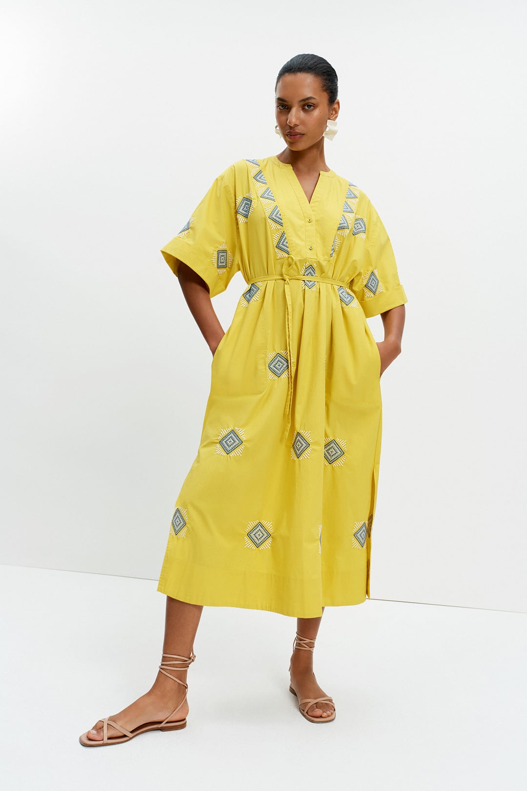 wussy yellow cotton dress Thats So Fetch | Whitney Mini Dress | Baby Yellow