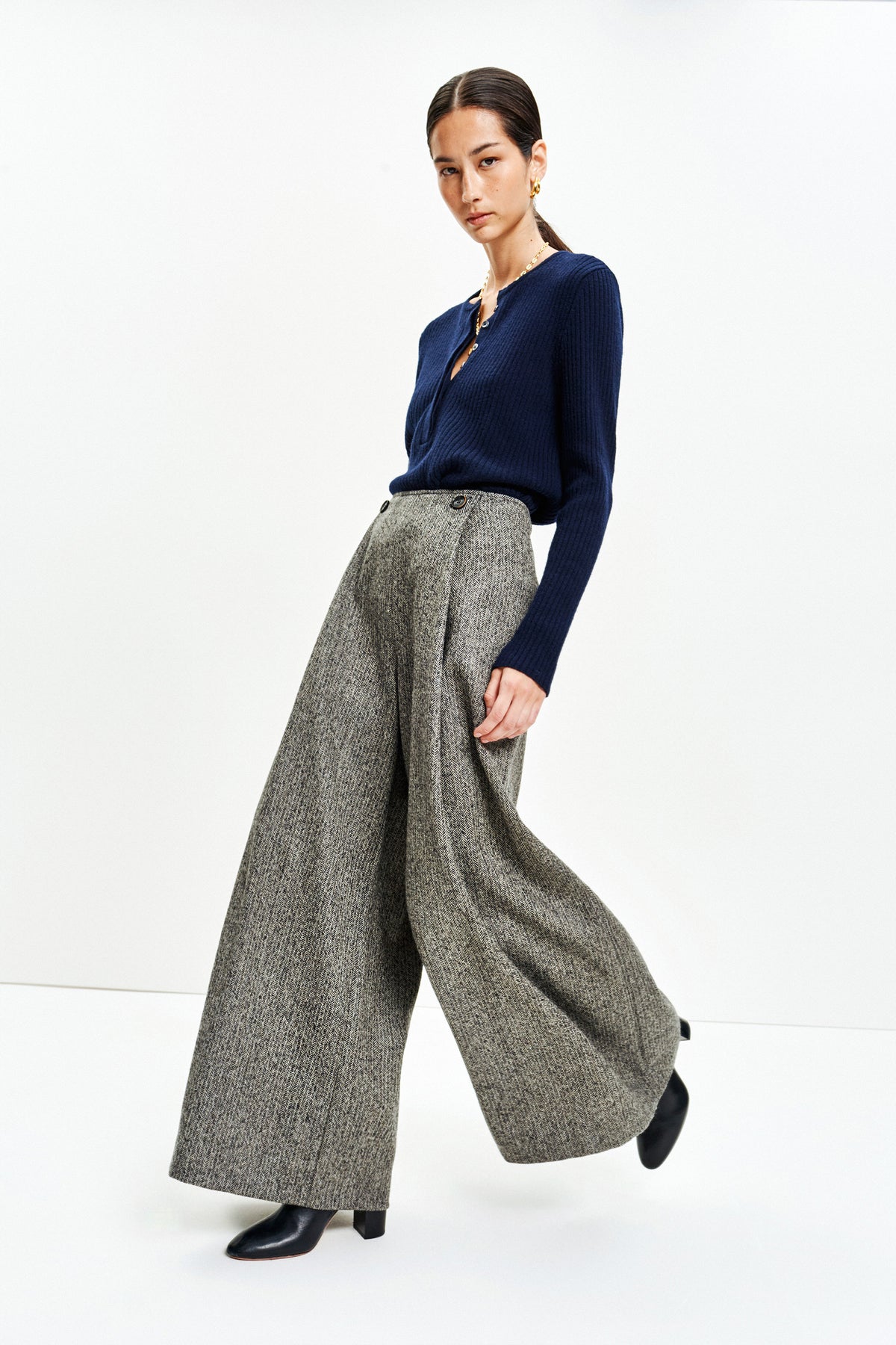Deep Pleat Pant