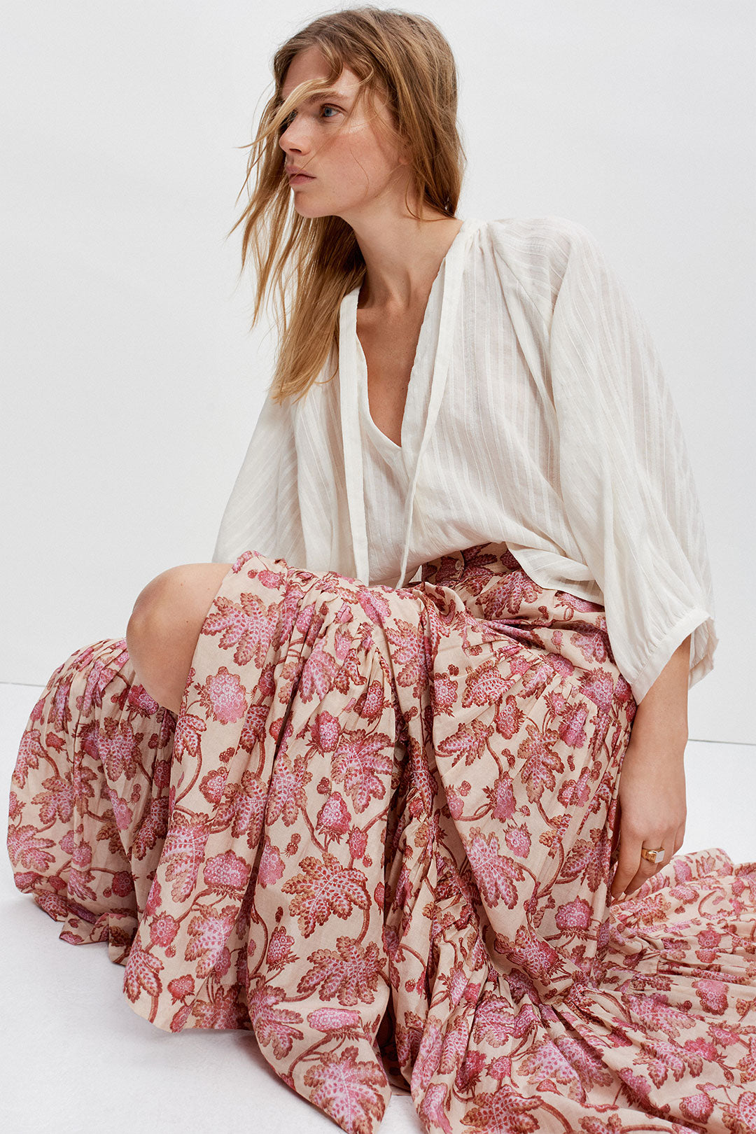 Peasant Skirt (Camargue Print)