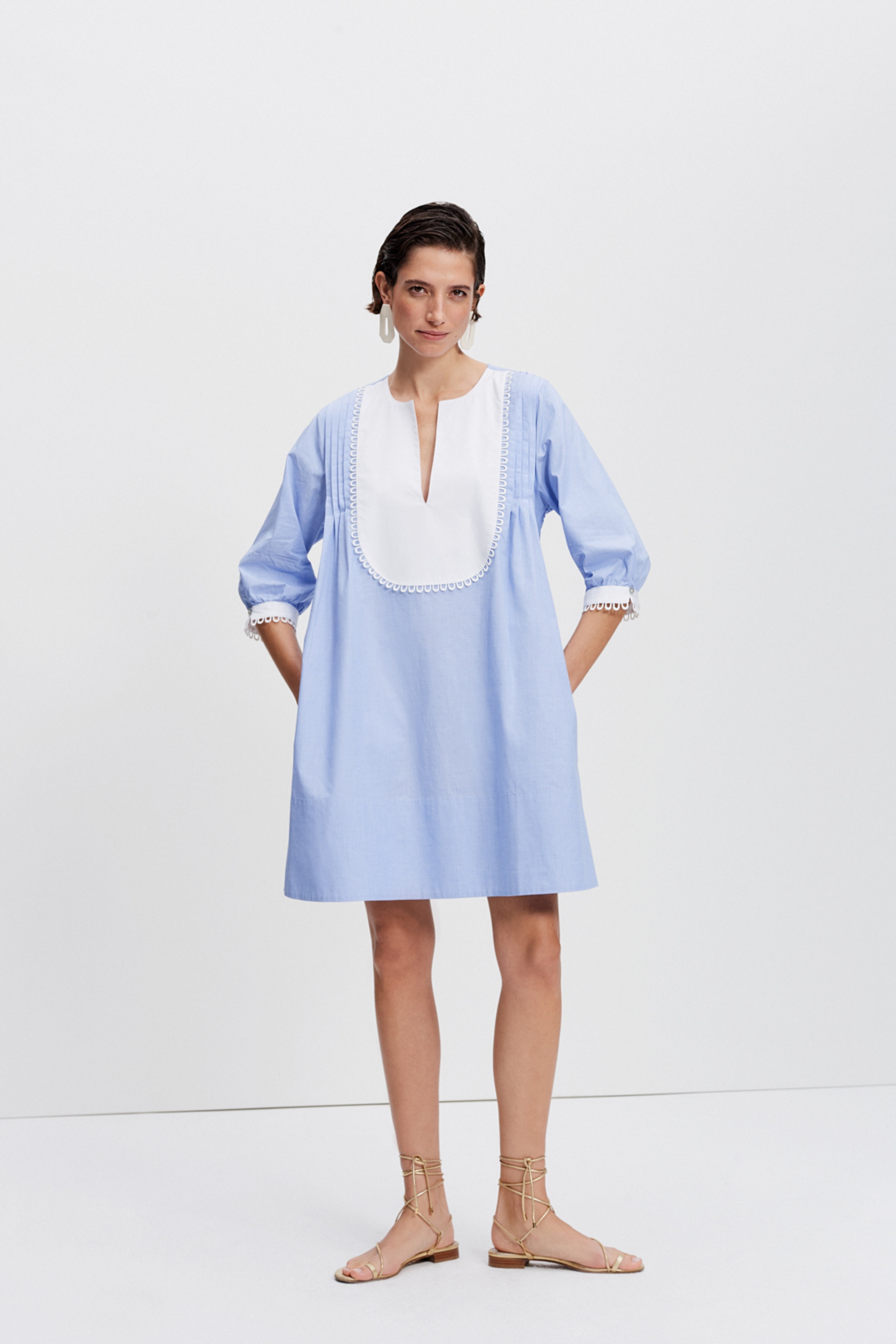 The Ten Year Tux Trapeze Dress