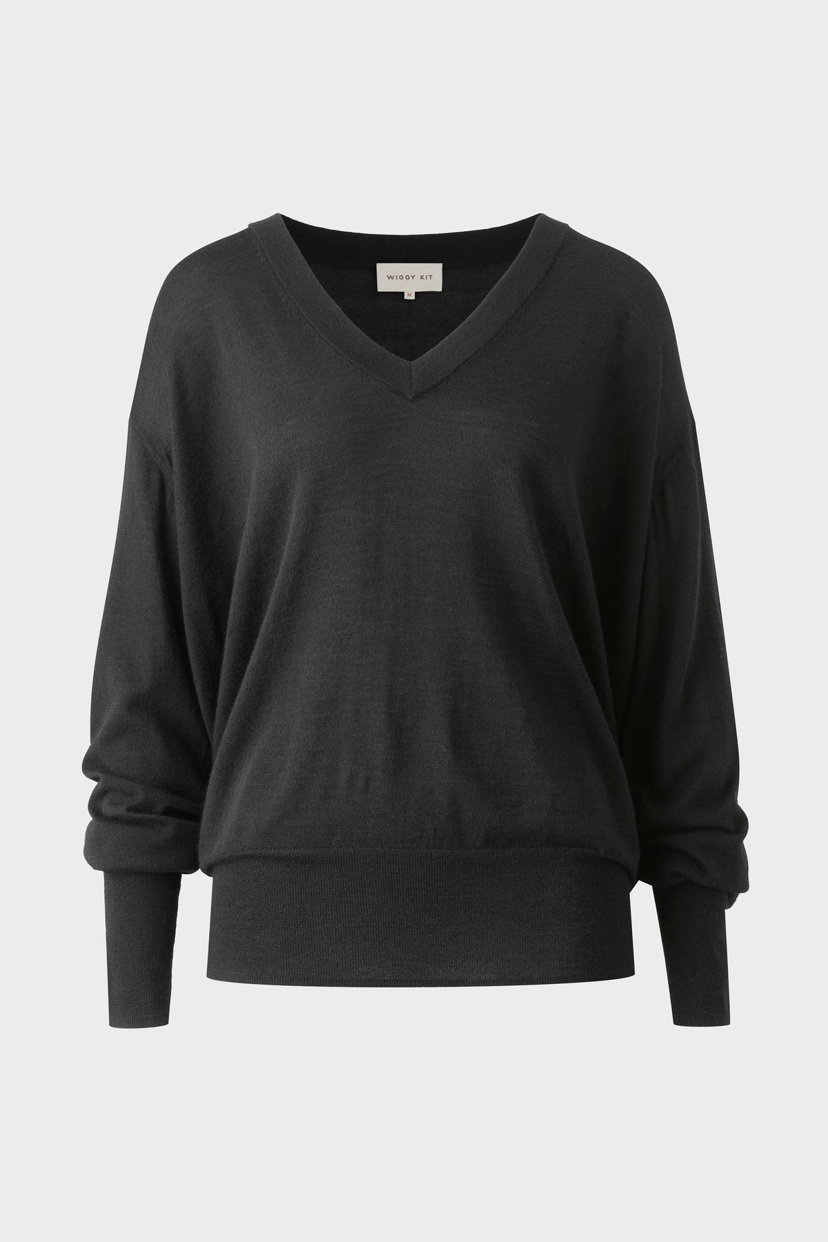 Deep V Sweater (Black)