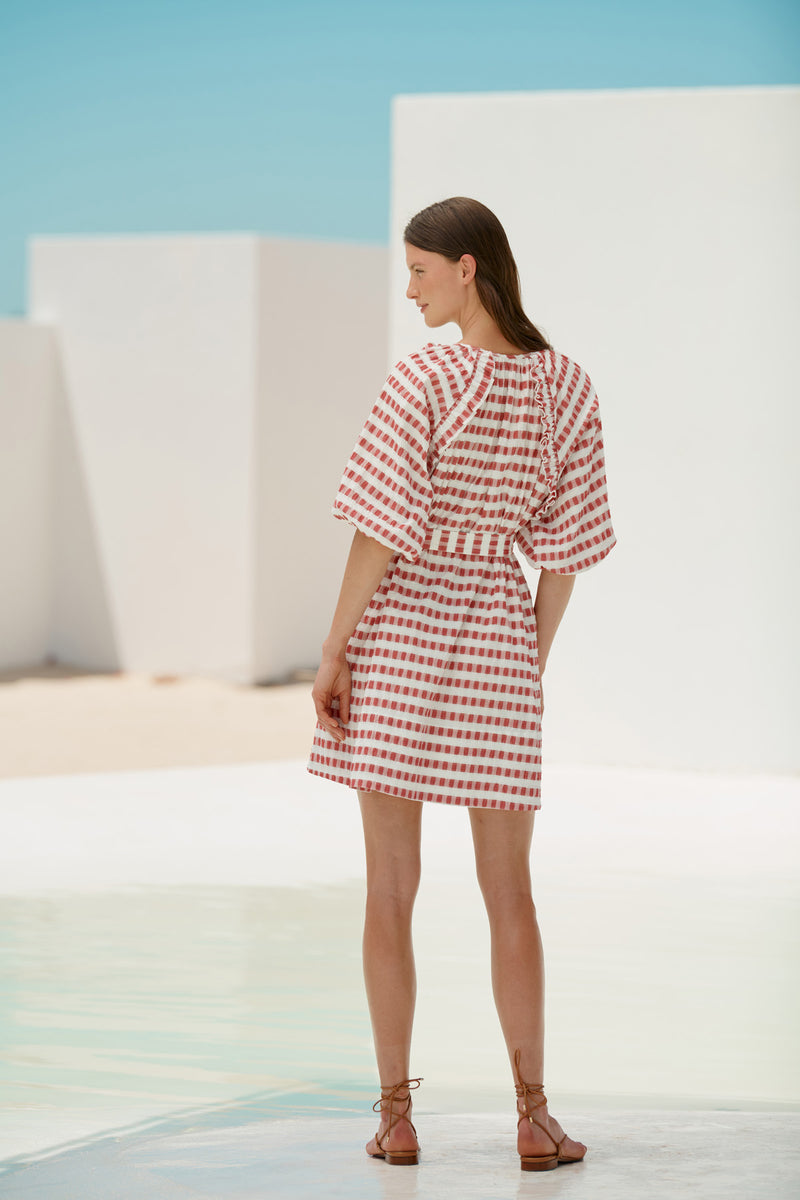 Bubble Dress (Red Gingham)