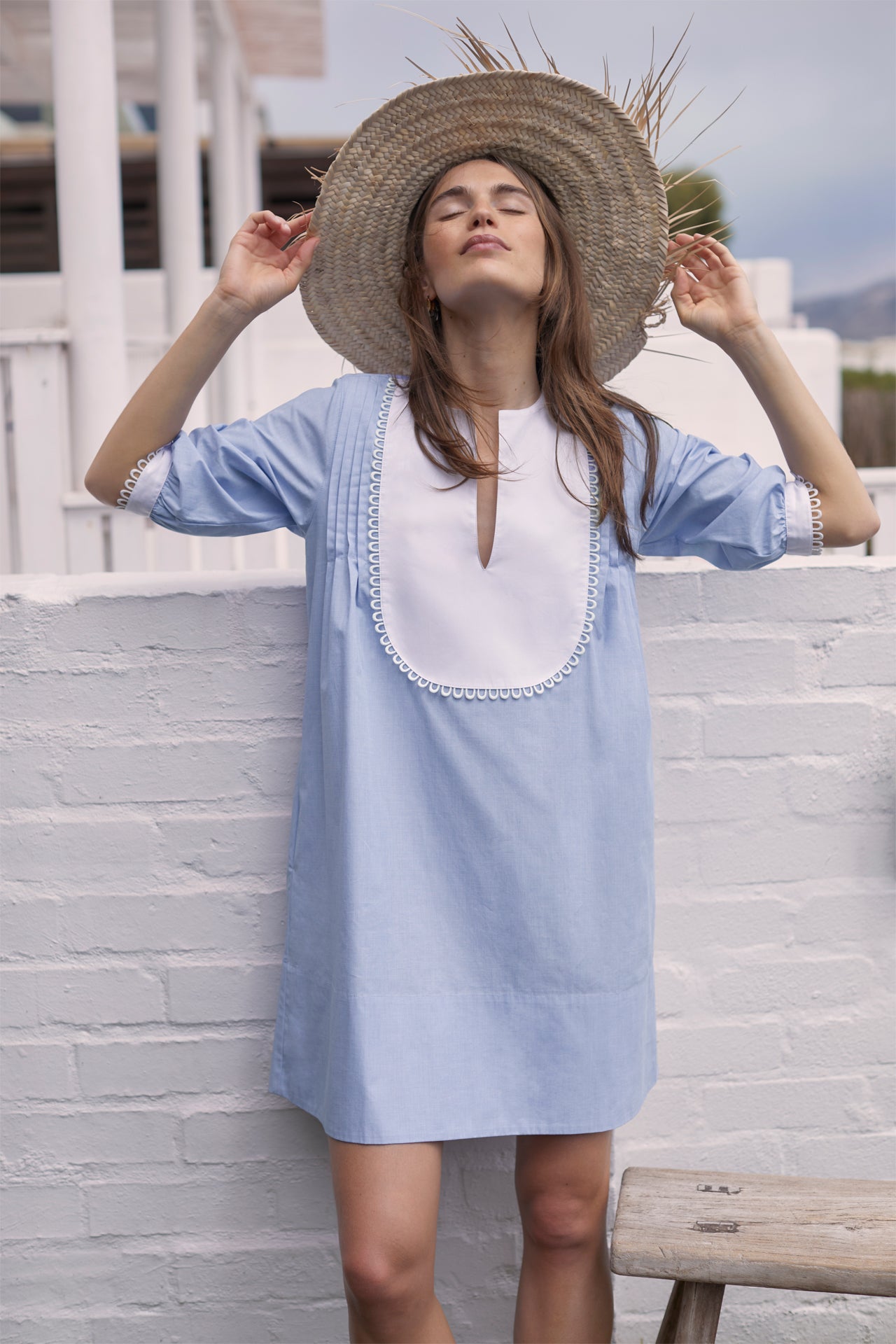 The Ten Year Tux Trapeze Dress