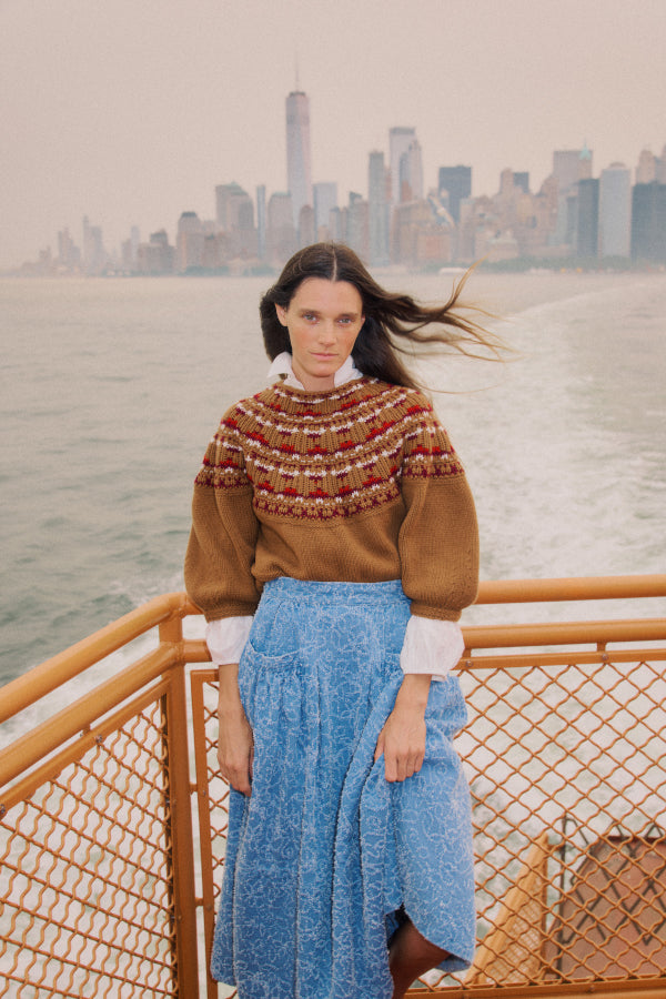 Gaucho Skirt (Scribble Denim)
