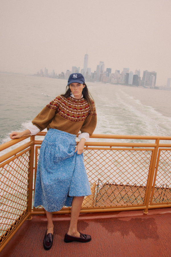 Gaucho Skirt (Scribble Denim)