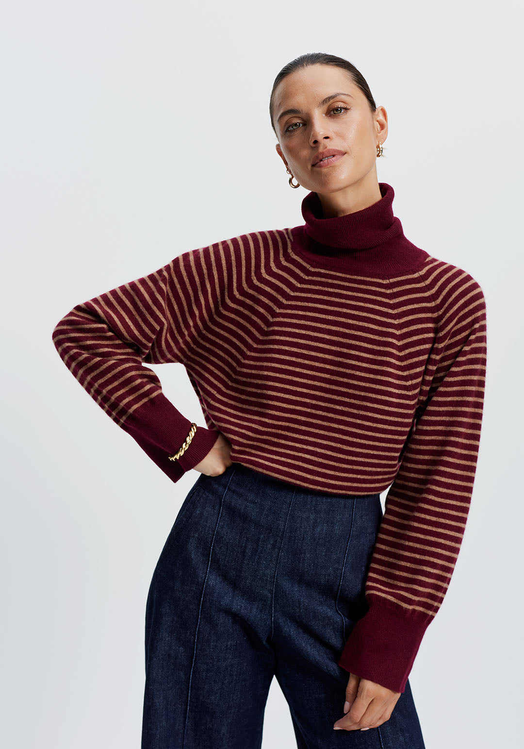 The Prep T-Neck Sweater