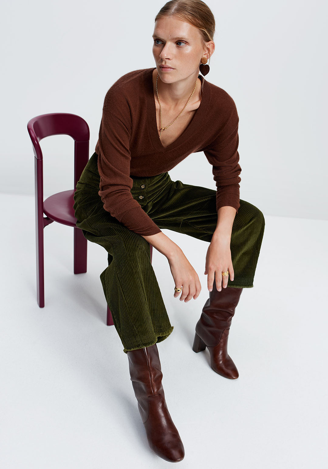 Deep V-Sweater
