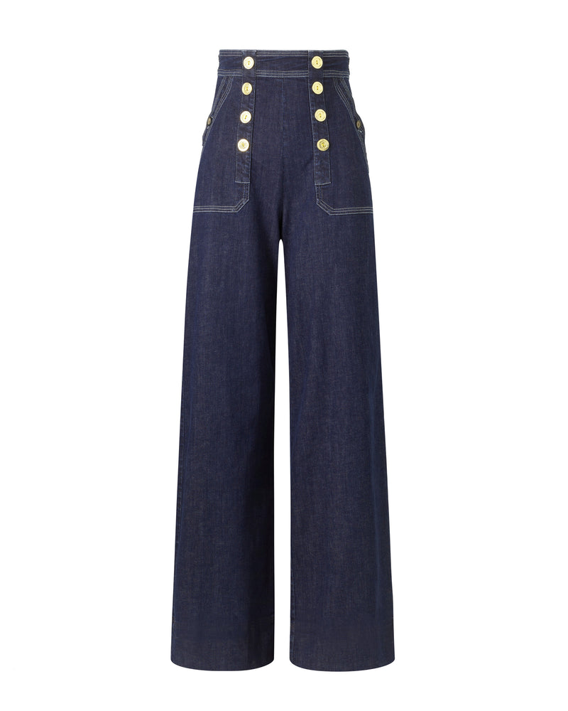 Wiggy Kit | The Sailor Jean in Indigo | Product Image with White Background