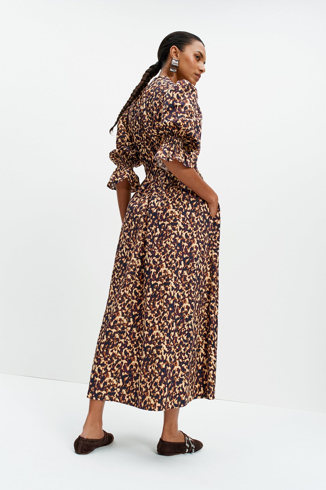 Bunny Dress (Tortoiseshell Print)