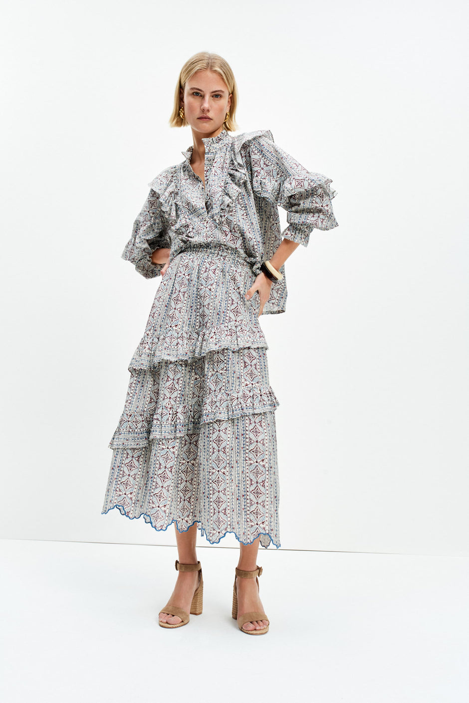 The Copain Skirt (Ginger Jar Print)