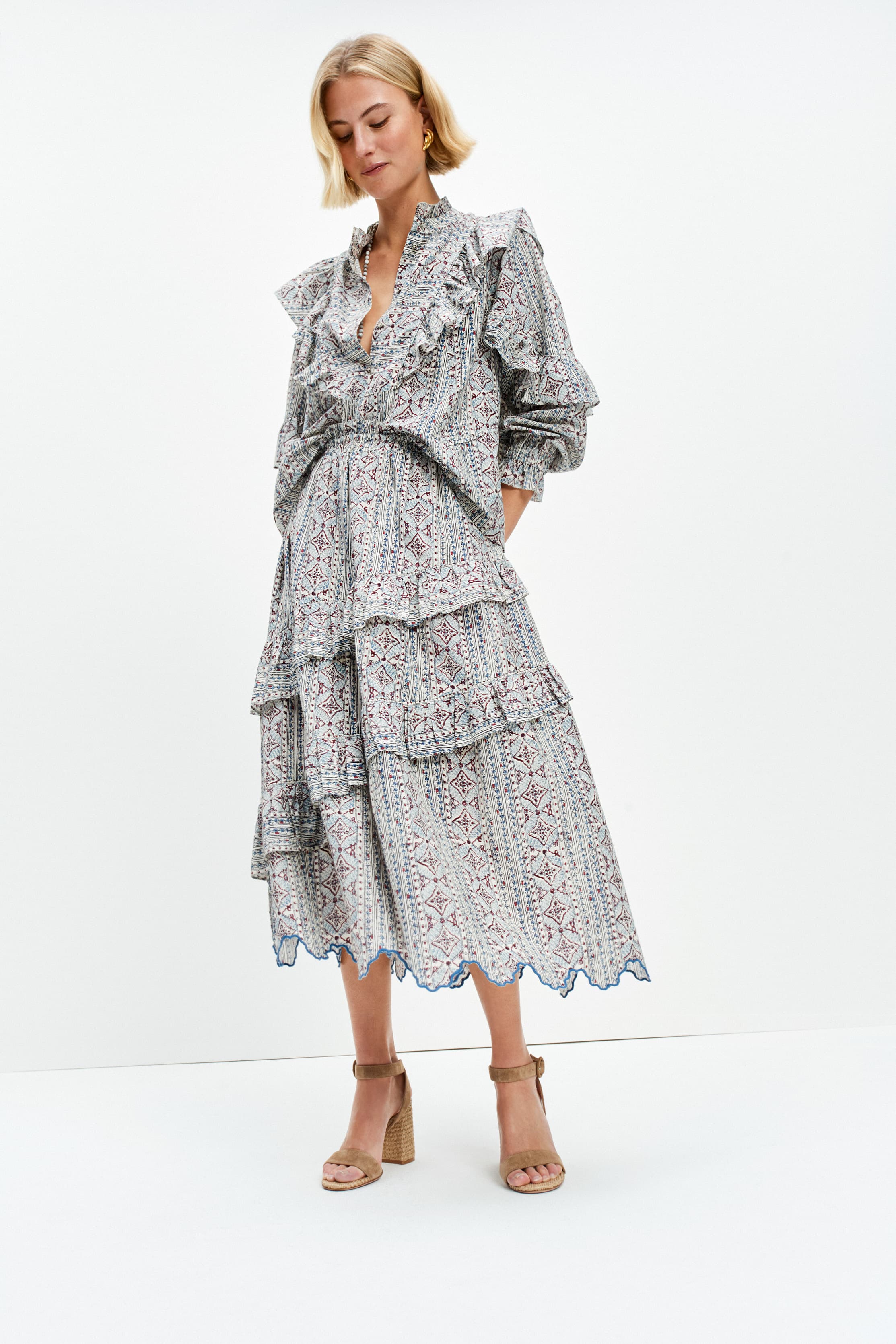 The Copain Skirt (Ginger Jar Print)