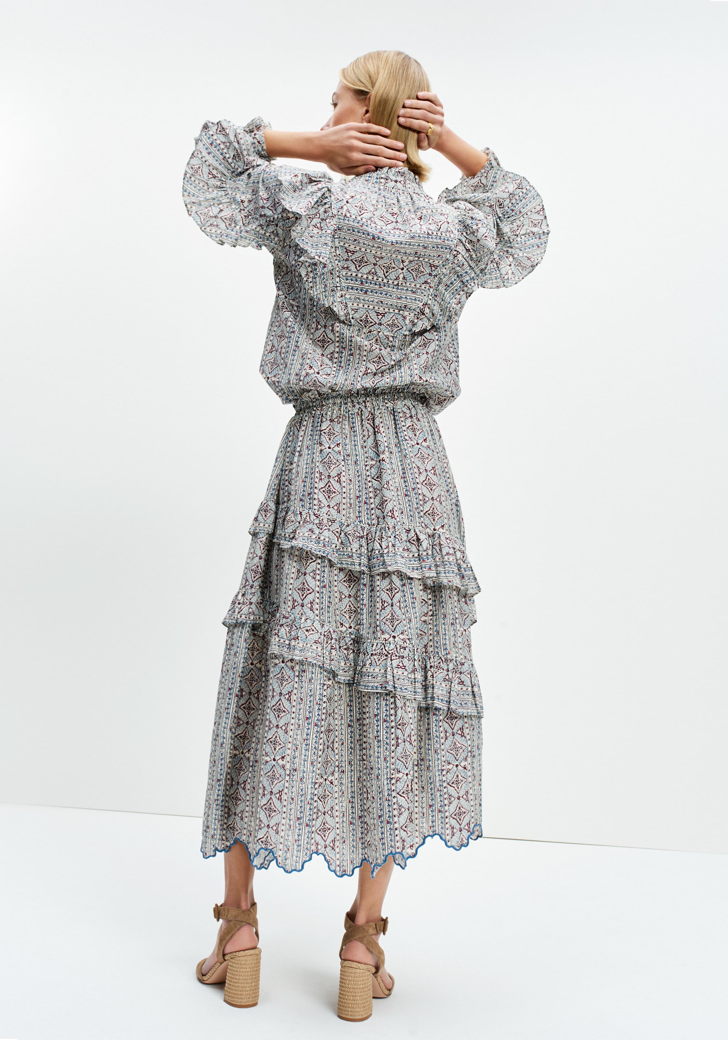 The Copain Skirt (Ginger Jar Print)
