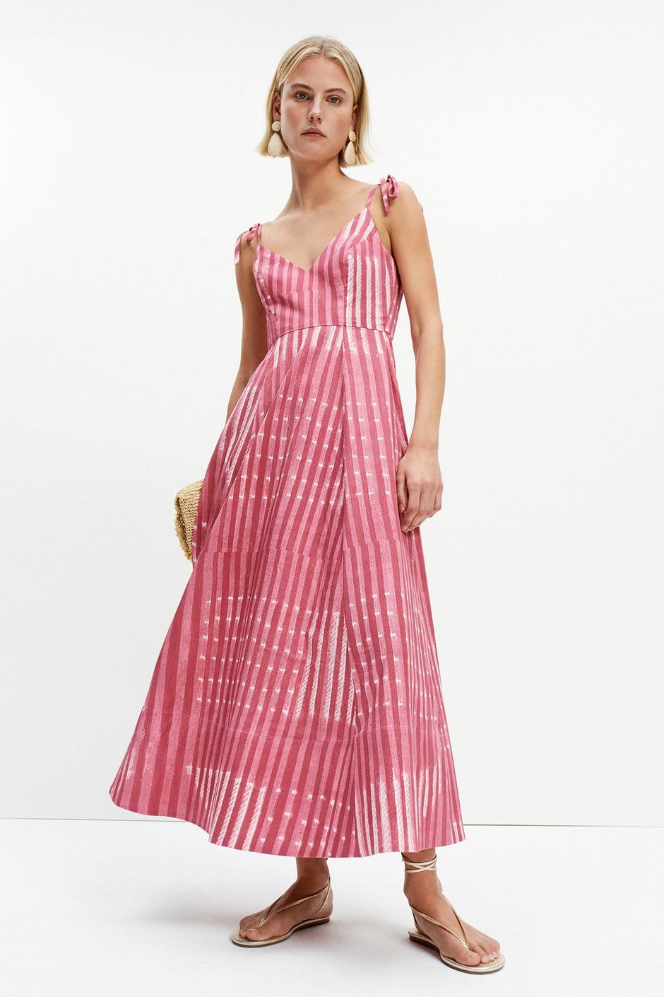 Ekberg Dress (Pink Nigella Print)