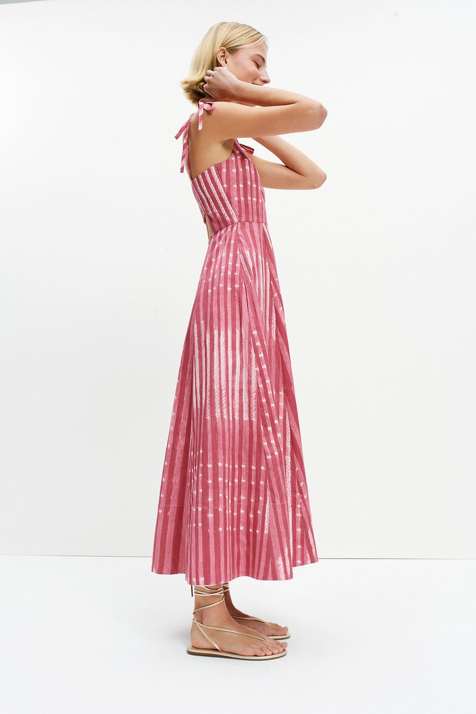 Ekberg Dress (Pink Nigella Print)
