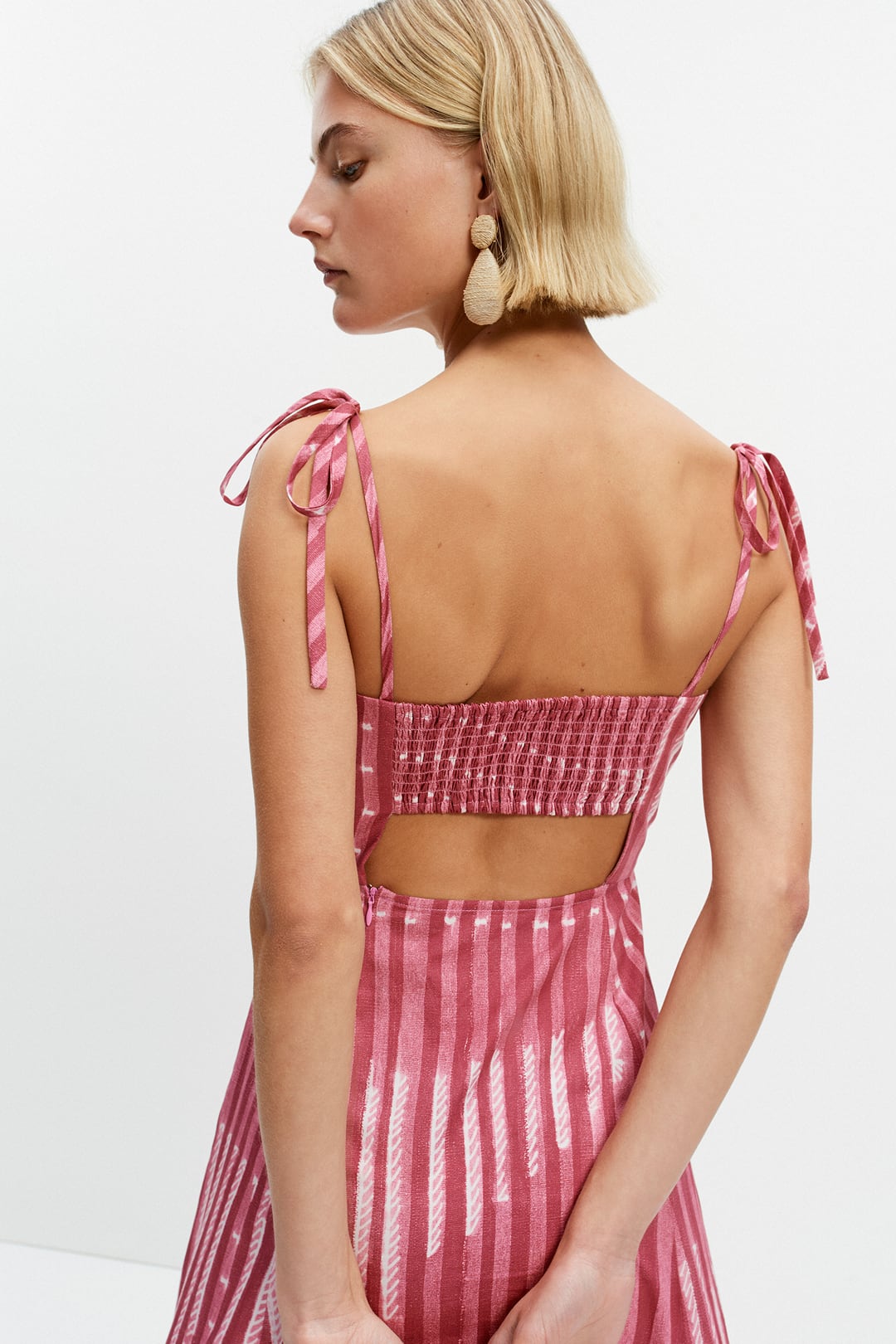 Ekberg Dress (Pink Nigella Print)