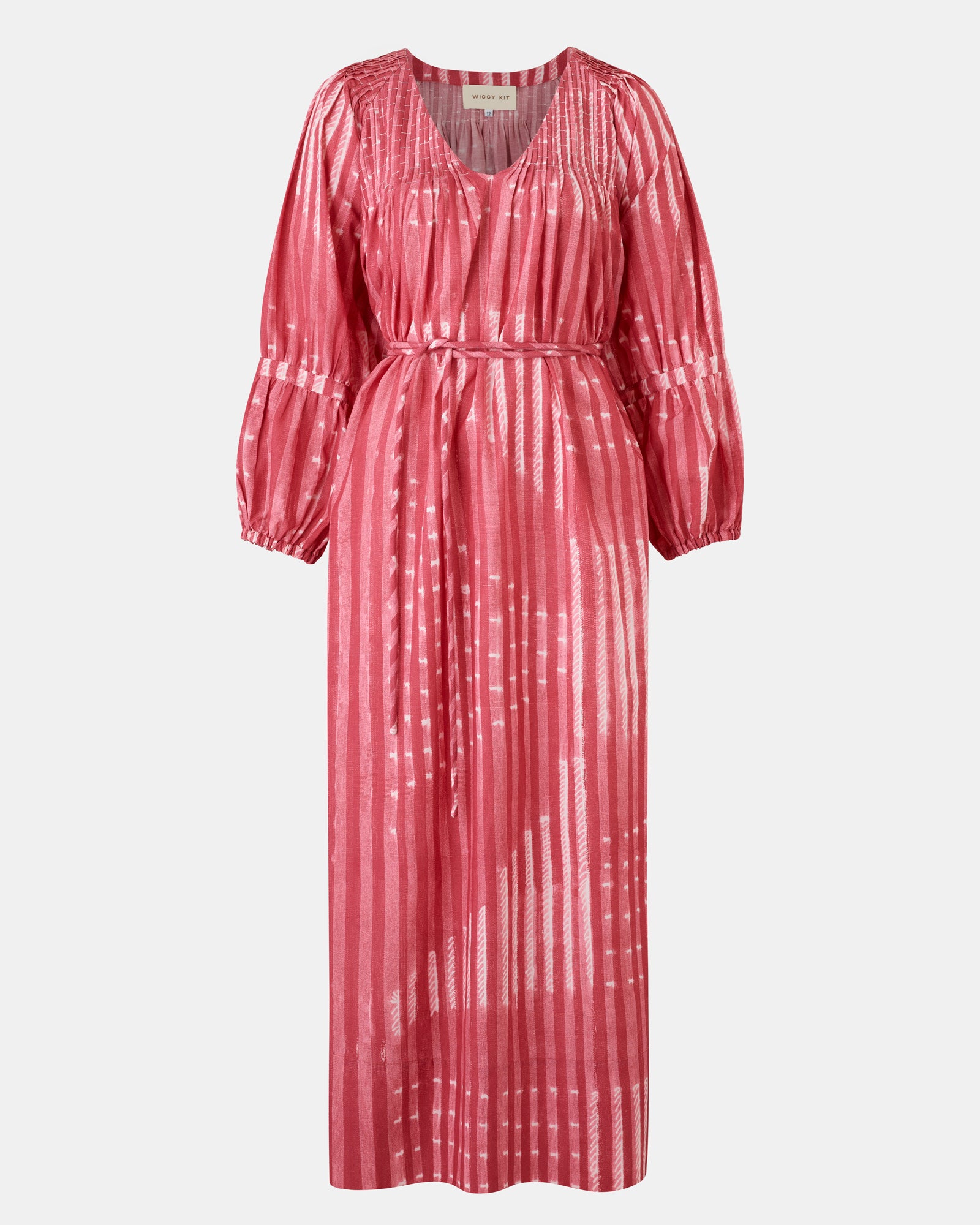 The Folklore Dress (Pink Nigella Print)