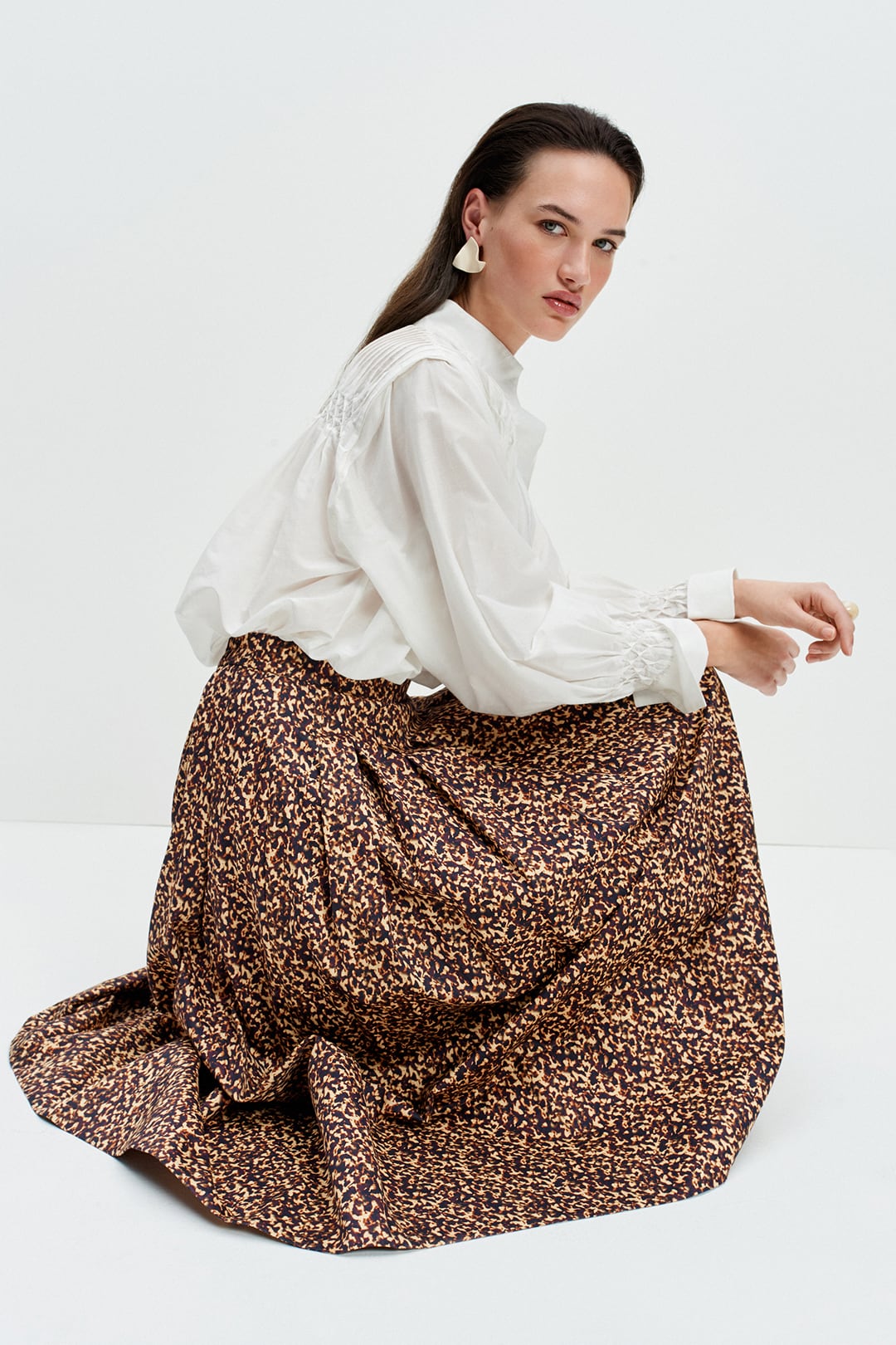 Friday Skirt (Tortoiseshell Print)