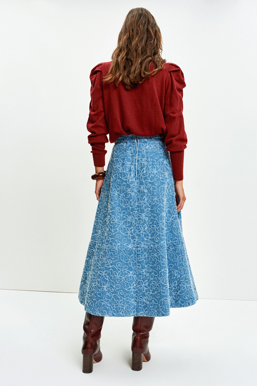 Gaucho Skirt (Scribble Denim)