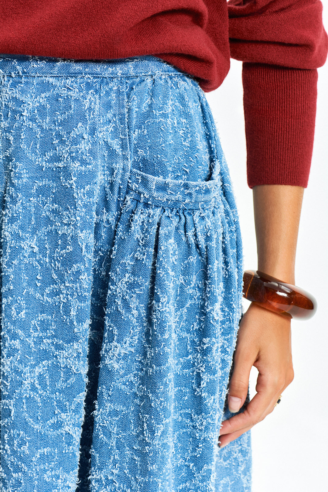 Gaucho Skirt (Scribble Denim)