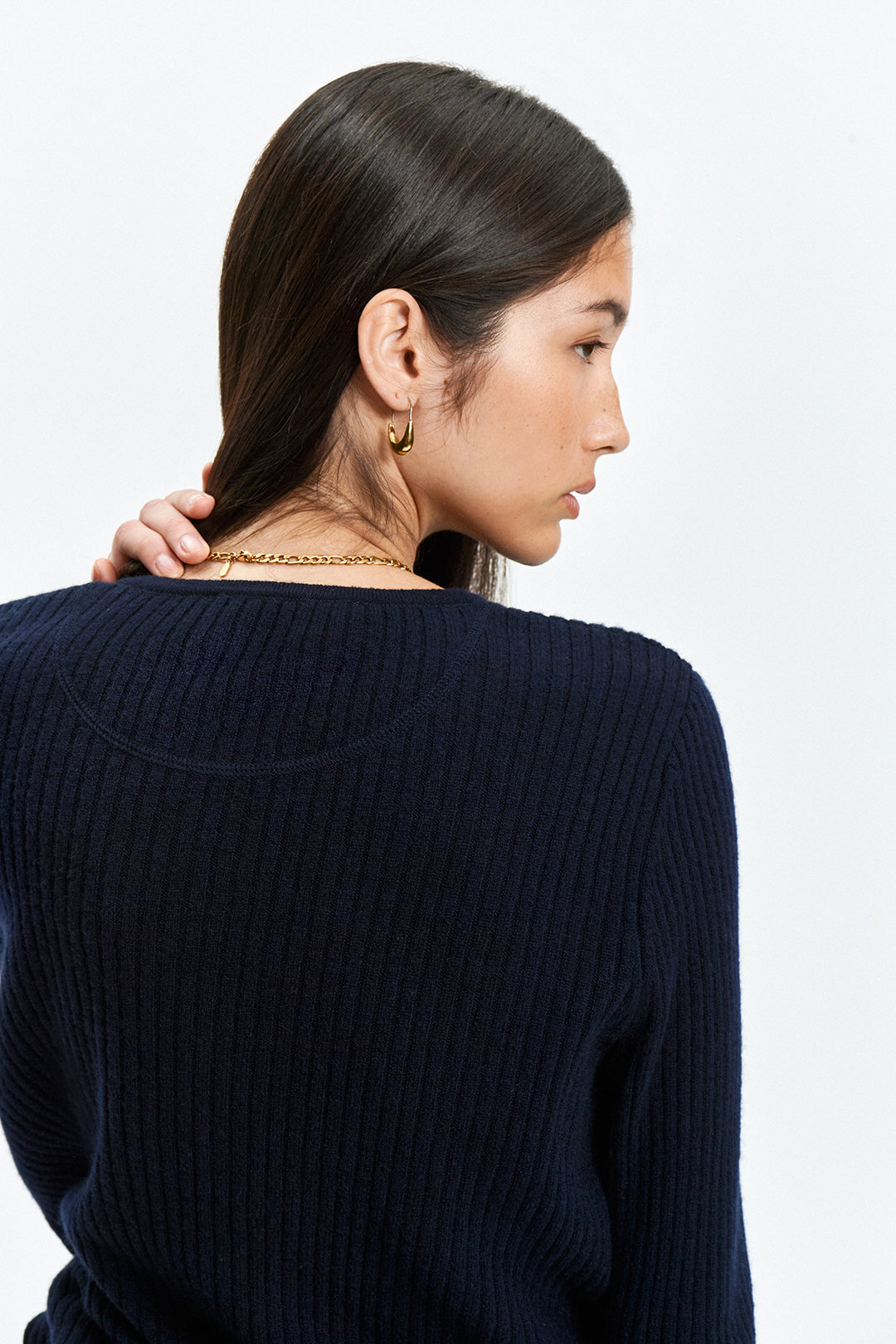 Henley Rib Sweater