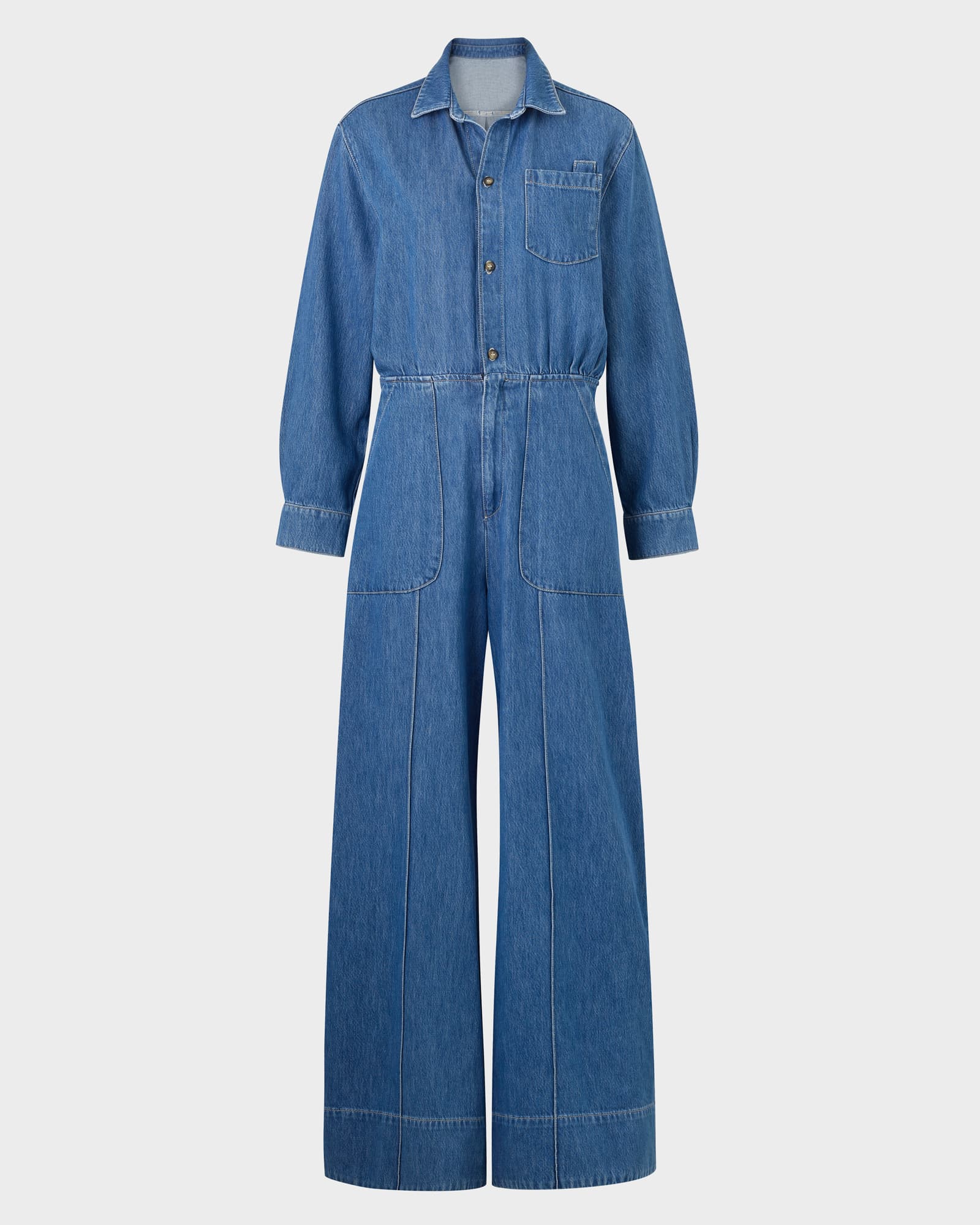 The Leo Jumpsuit | Denim Wide-Leg Jumpsuit | Wiggy Kit