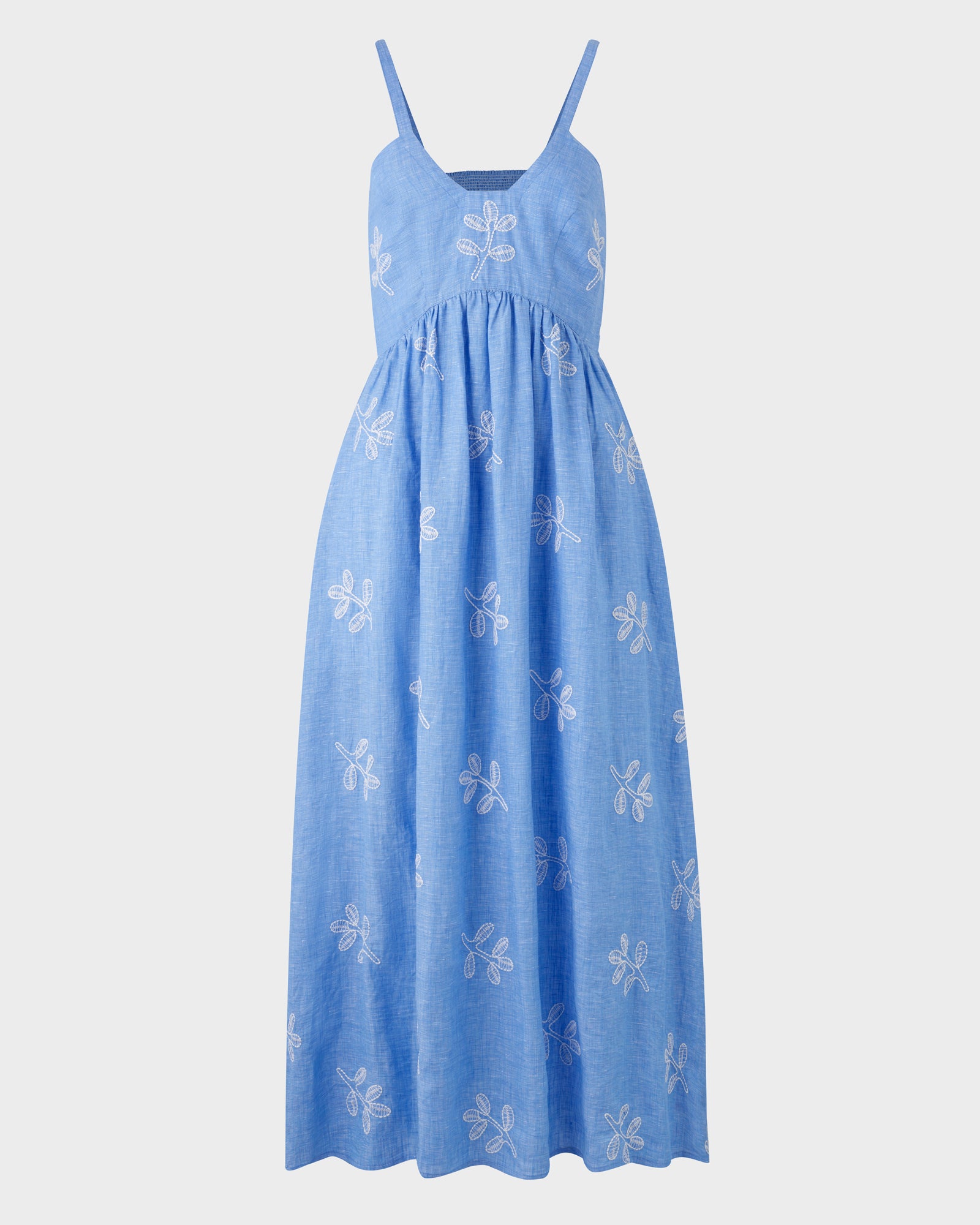 The Petra Dress (Sky Blue) | Sky Blue Linen Dress