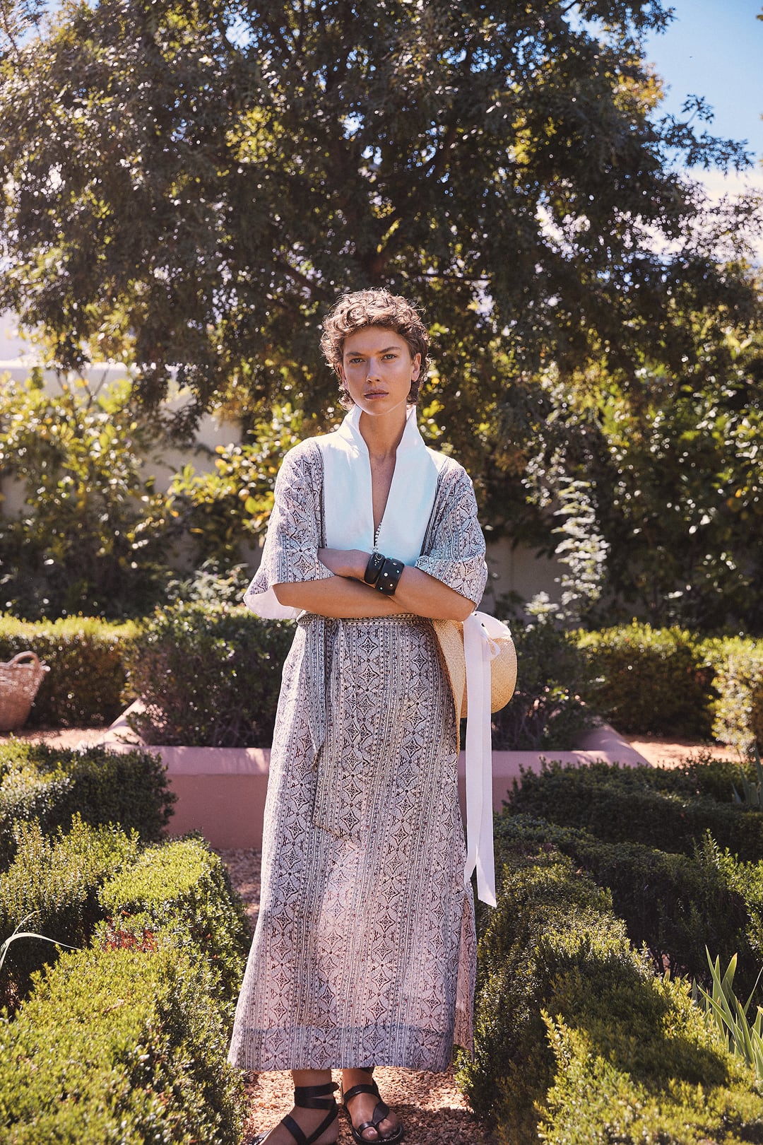 Palermo Dress | Indigo Cotton-Linen Twill Dress | Wiggy Kit