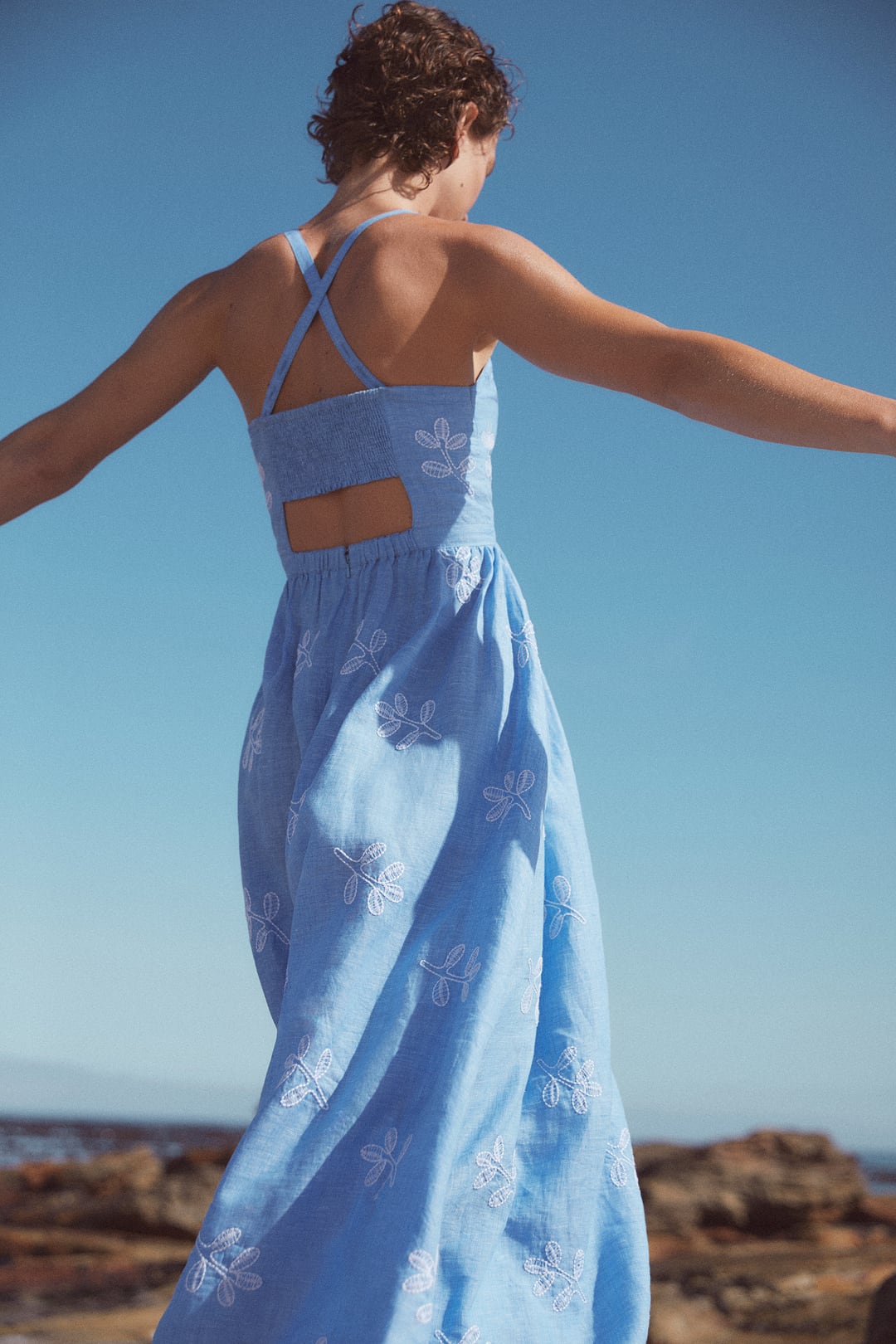 The Petra Dress (Sky Blue) | Sky Blue Linen Dress | Wiggy Kit The Petra Dress (Sky Blue) | Sky Blue Linen Dress | Wiggy Kit