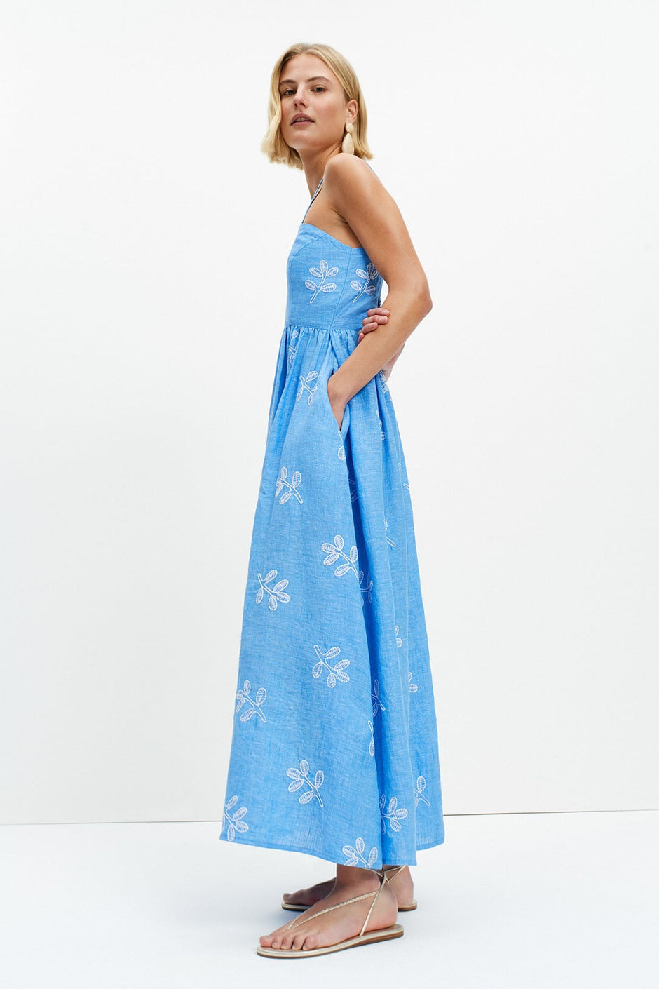 The Petra Dress (Sky Blue)