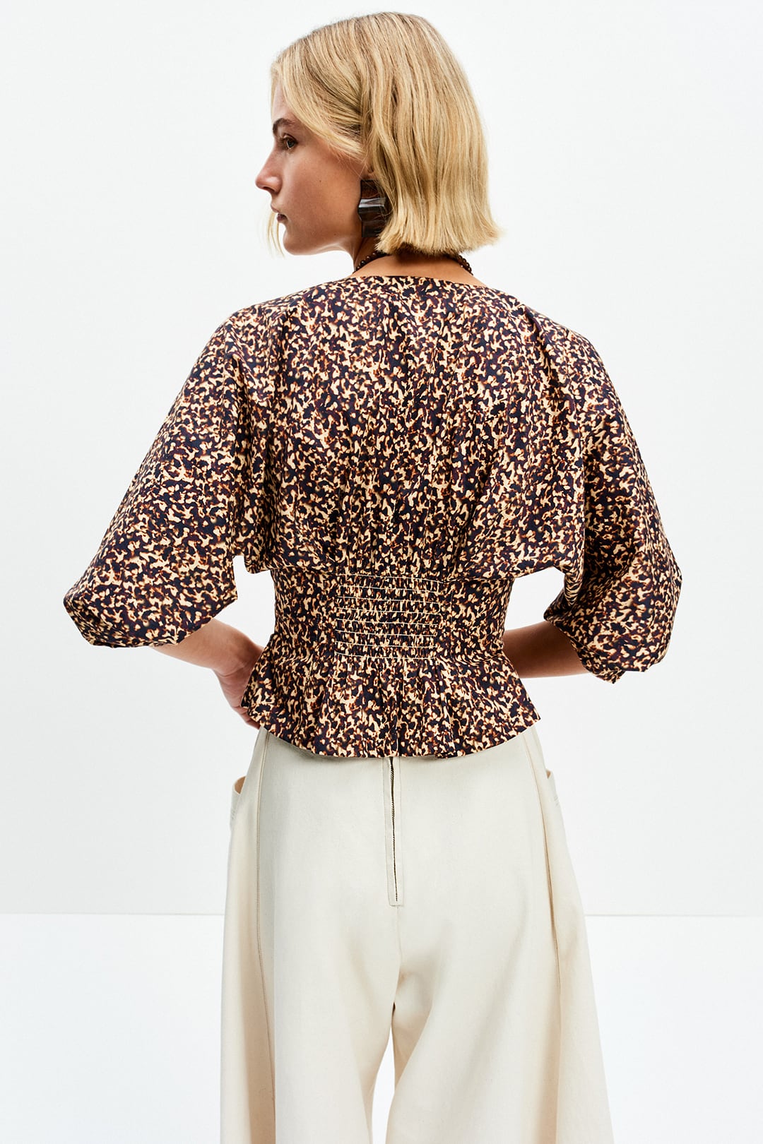 Pleat Bodice Top