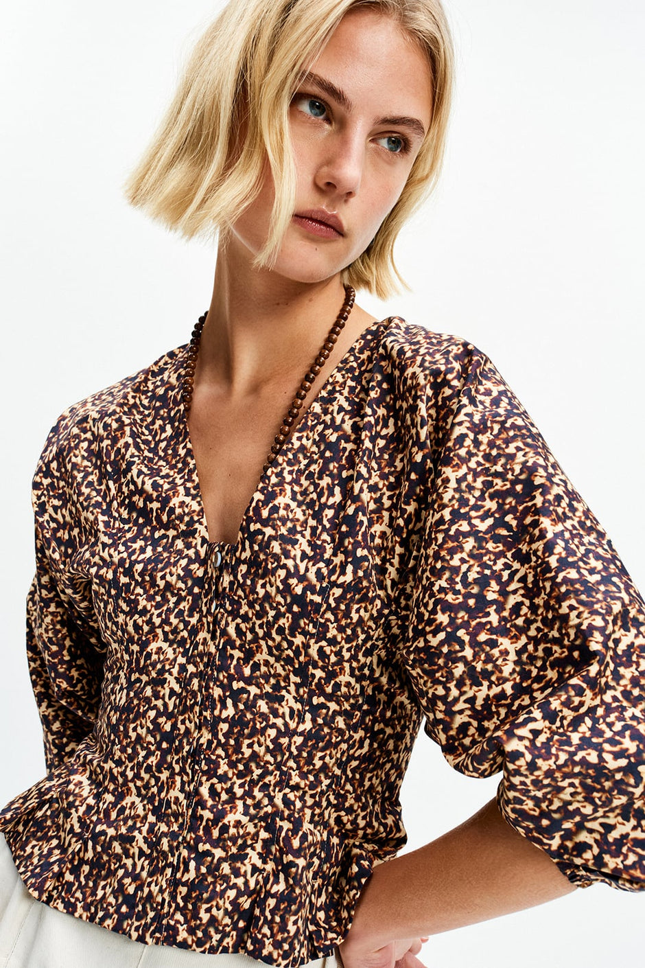 Pleat Bodice Top