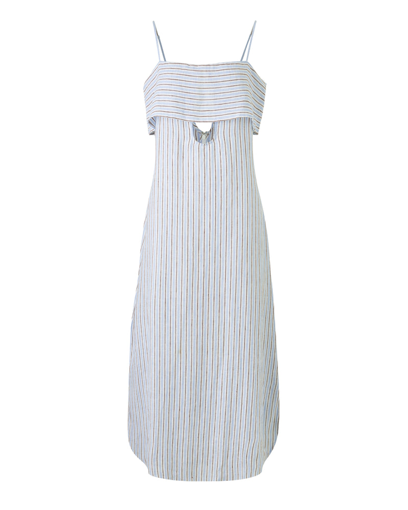 Wiggy Kit | The Piper Dress | Product image of blue striped dress